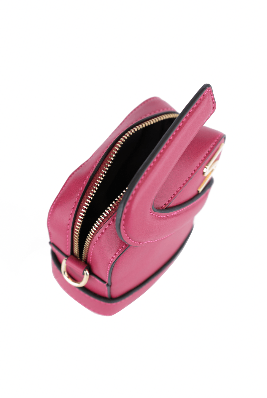 Sterlo Statement Fuchsia Bag - Zipper
