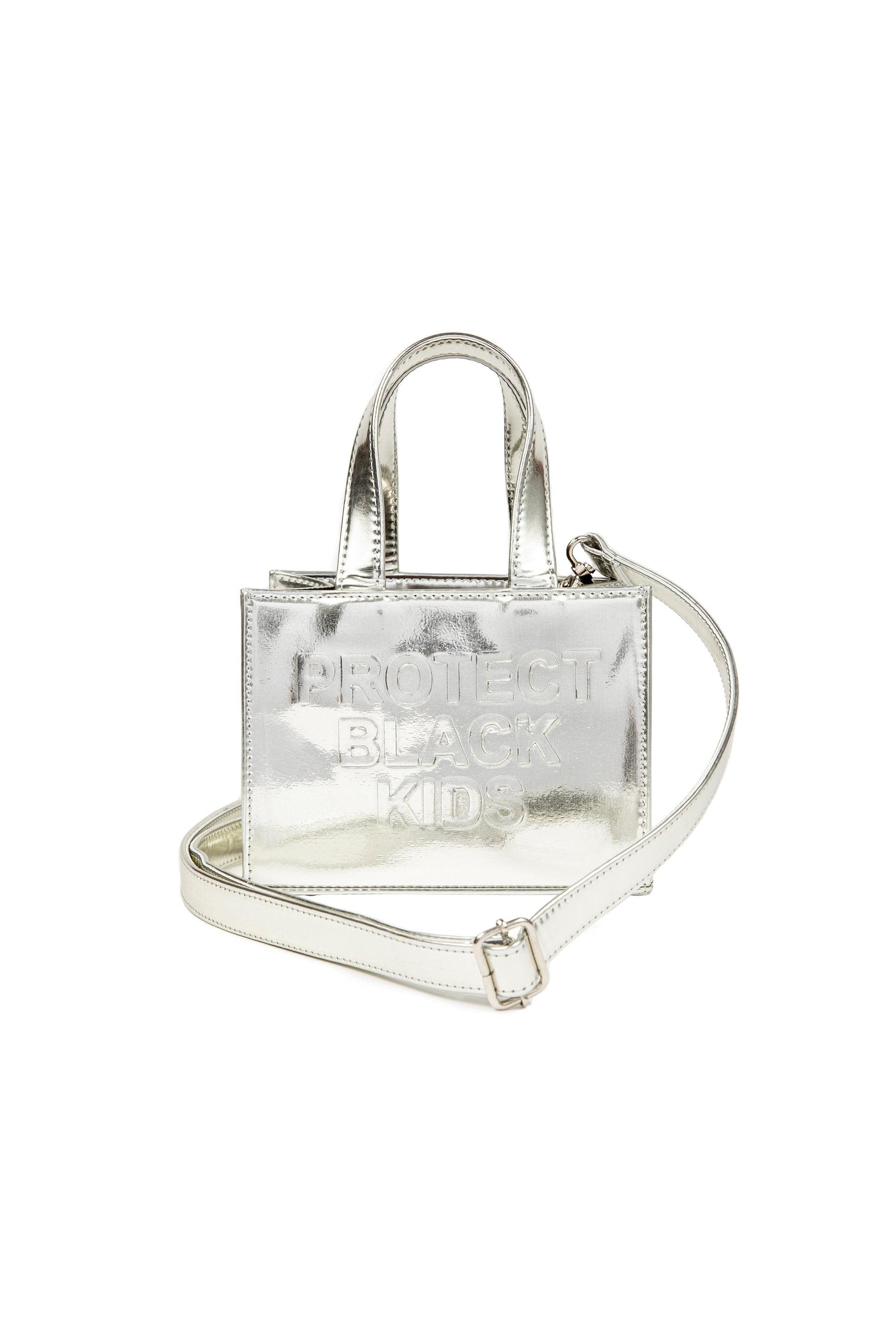 PBK - VEGAN LEATHER MINI BAG (CHROME)