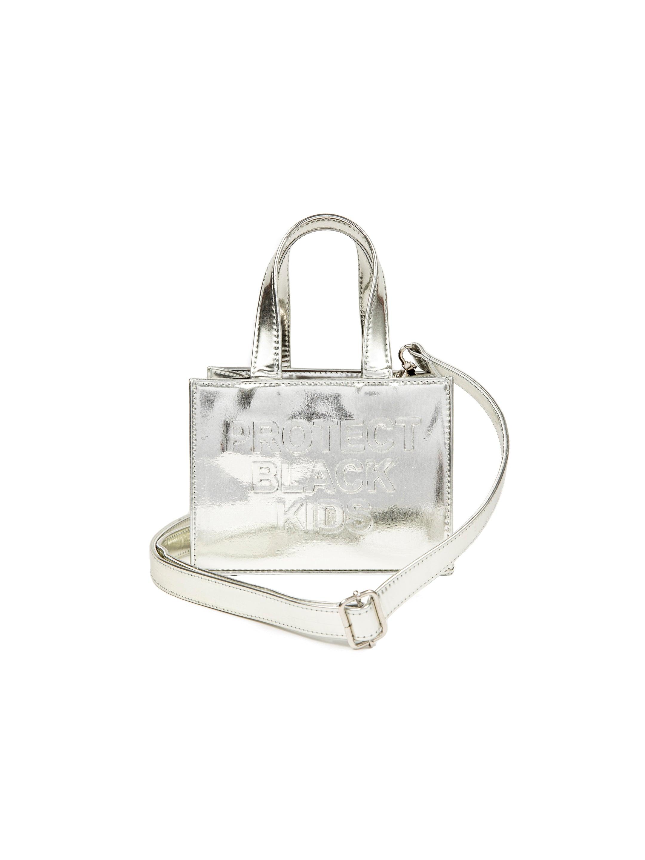 PBK - VEGAN LEATHER MINI BAG (CHROME)