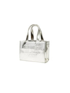 VEGAN LEATHER MINI BAG (CHROME)
