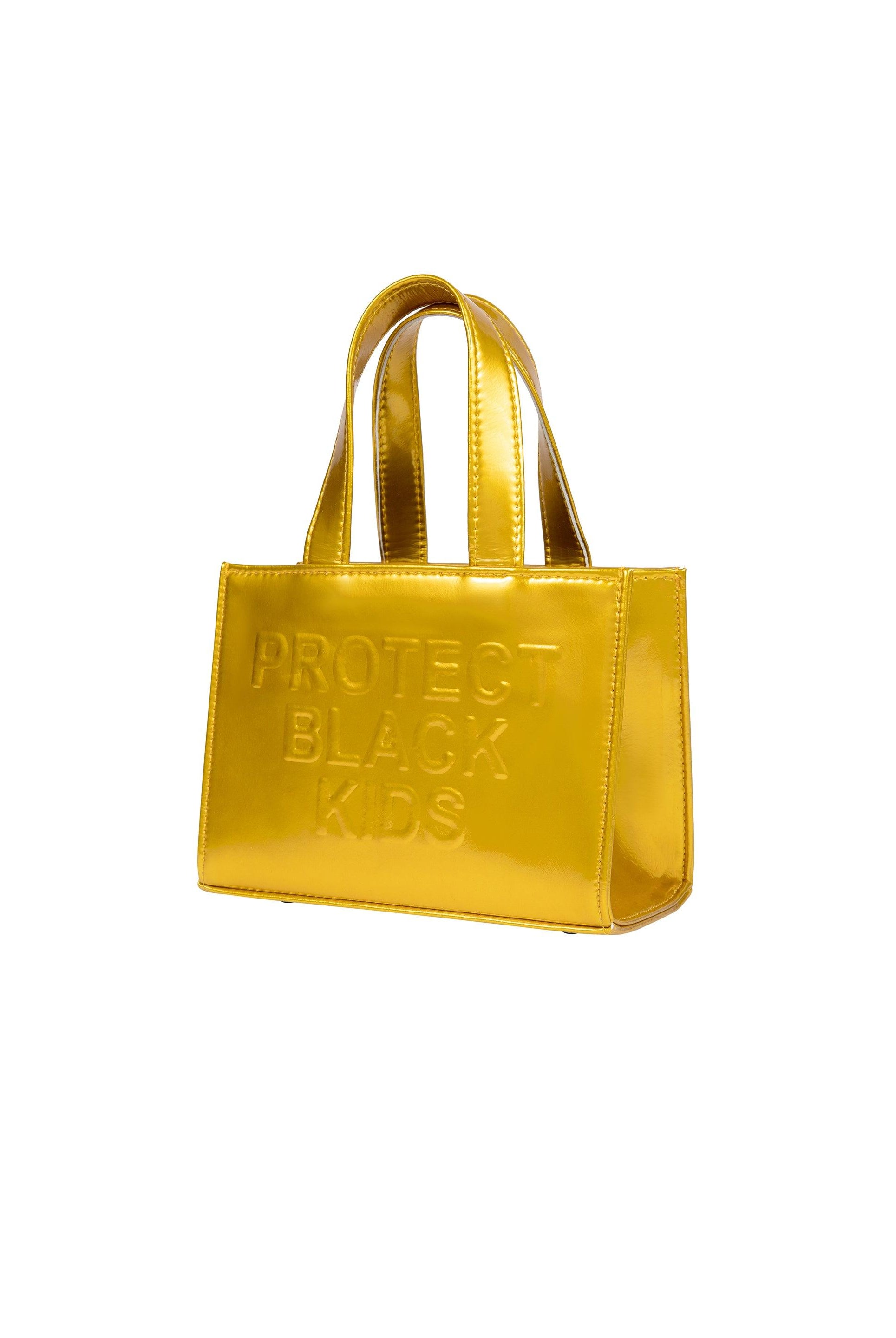 PBK VEGAN LEATHER MINI BAG (GOLD)
