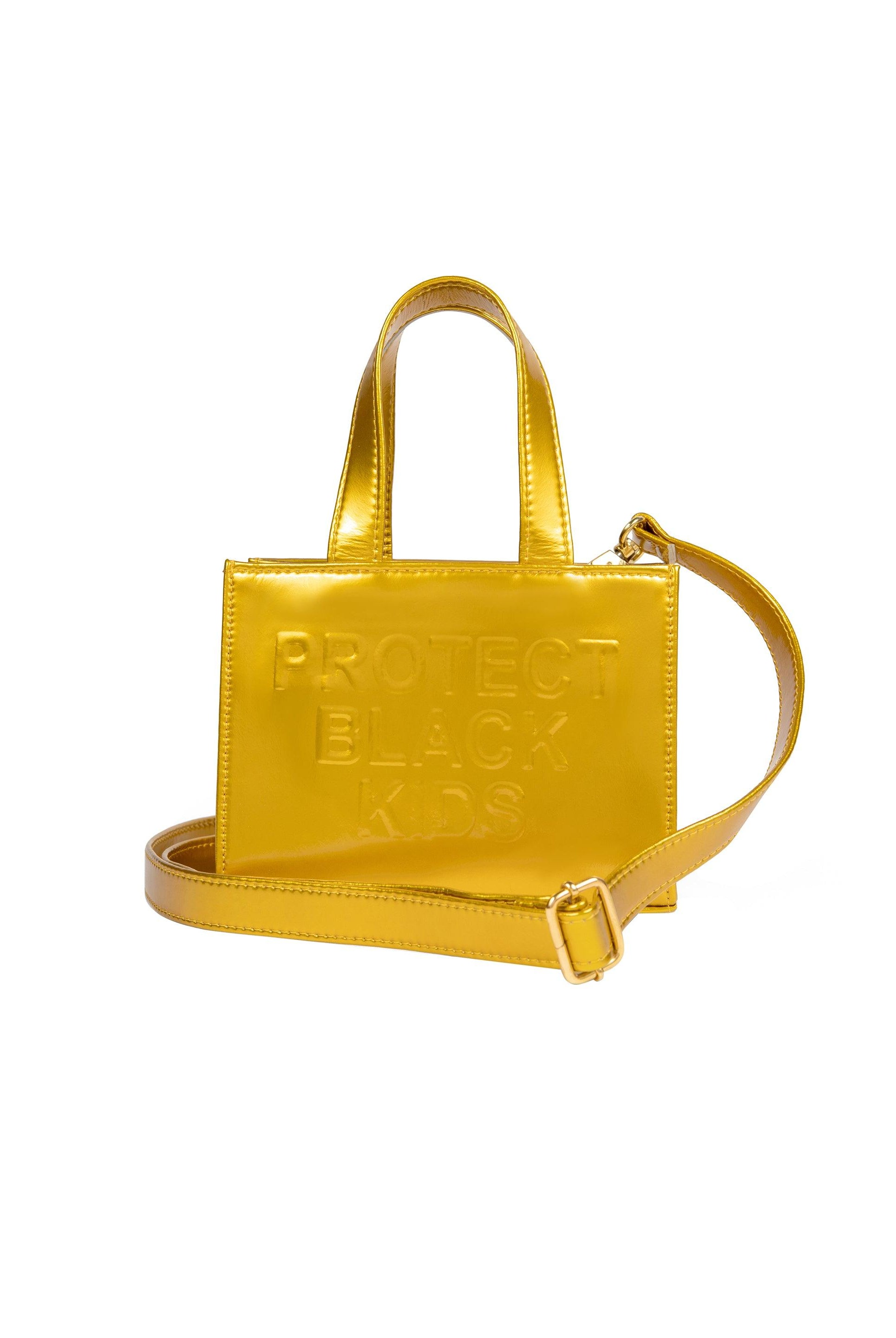 PBK - VEGAN LEATHER MINI BAG (GOLD)