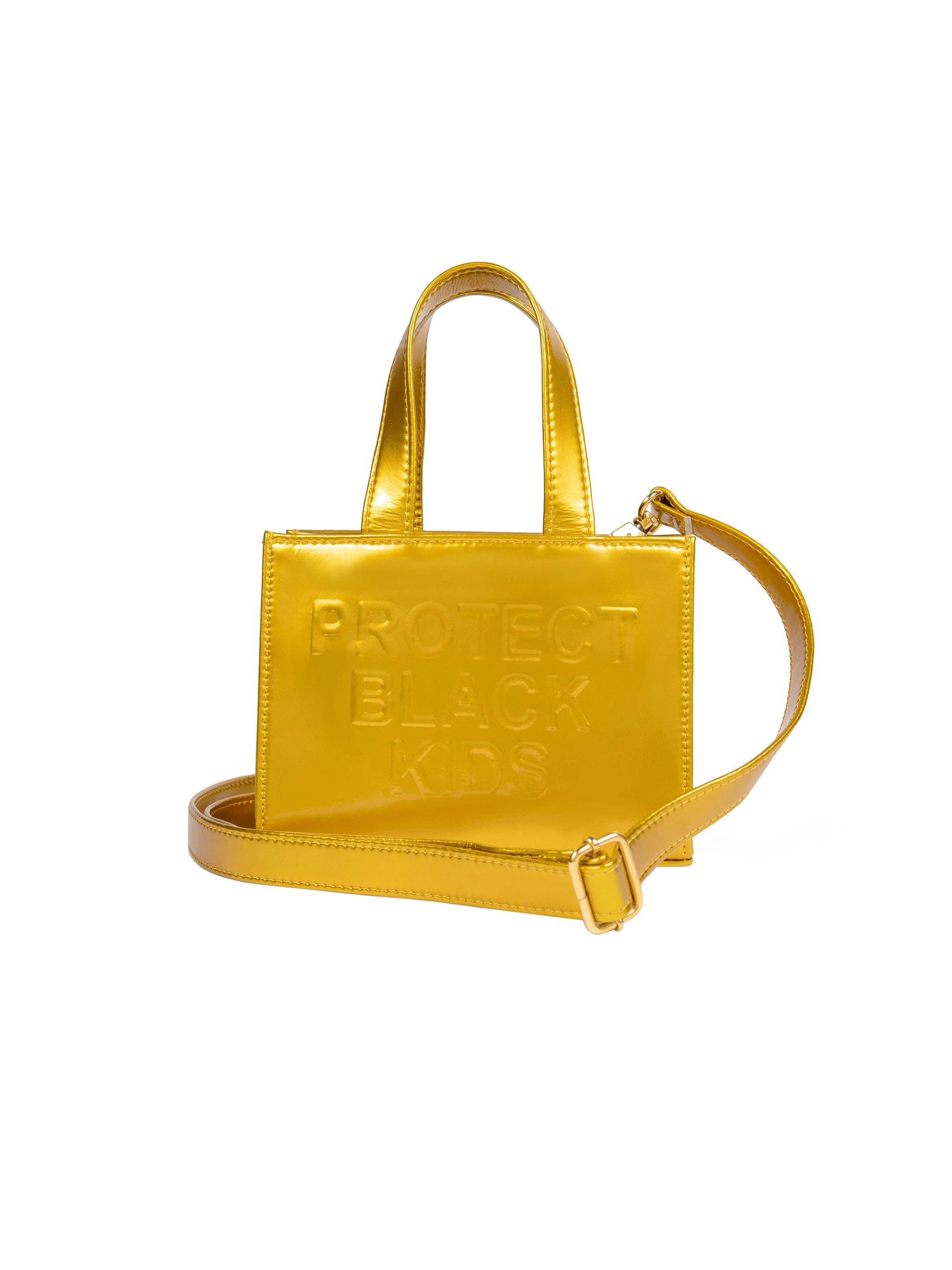 PBK - VEGAN LEATHER MINI BAG (GOLD)
