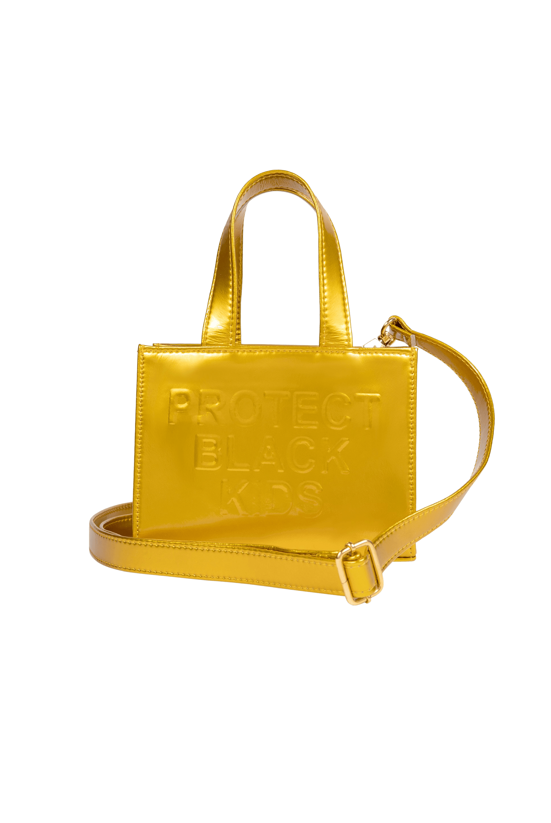 PBK - VEGAN LEATHER MINI BAG (GOLD)