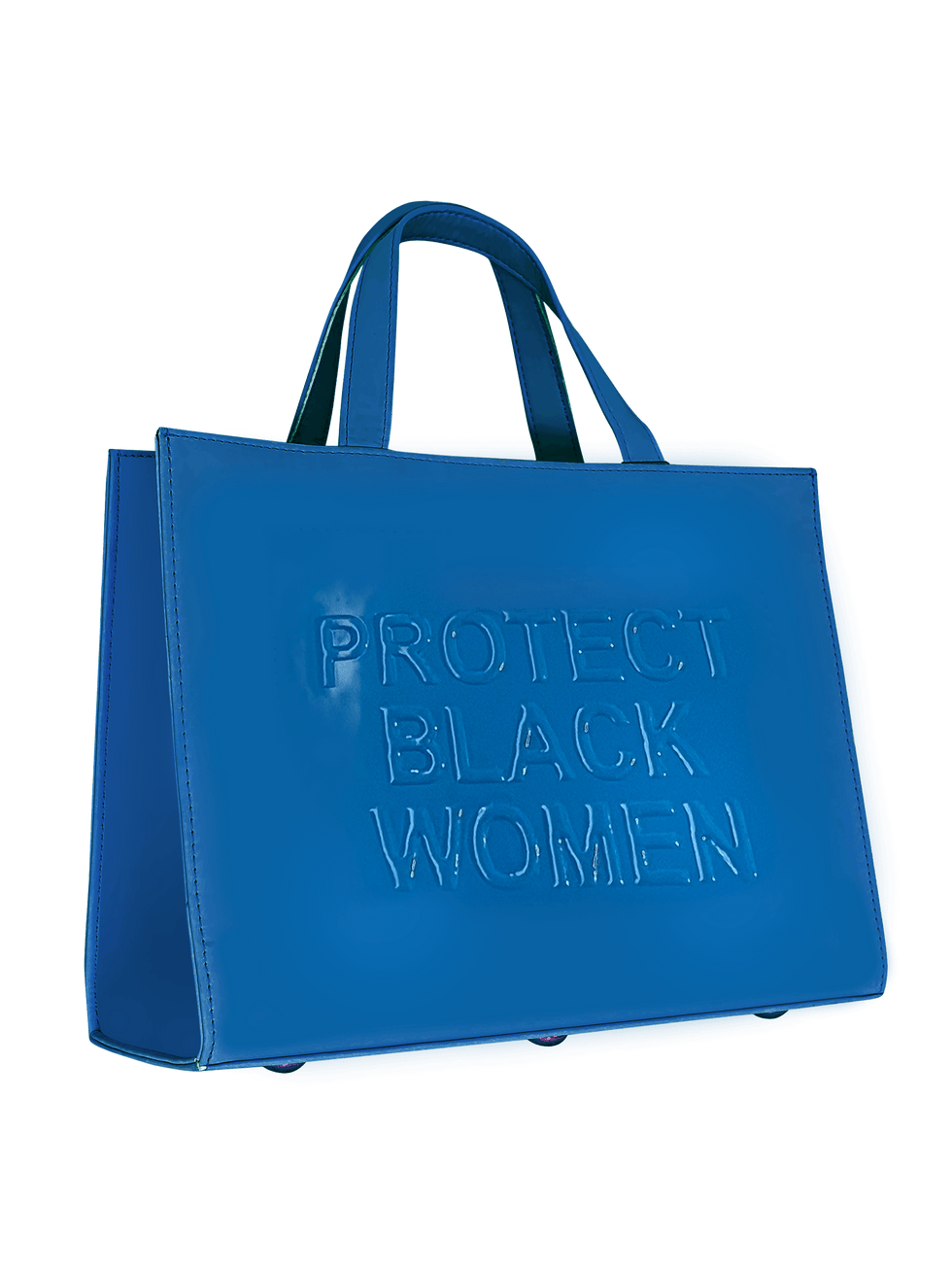PBW Patent Leather Bag (Turquoise) CISE