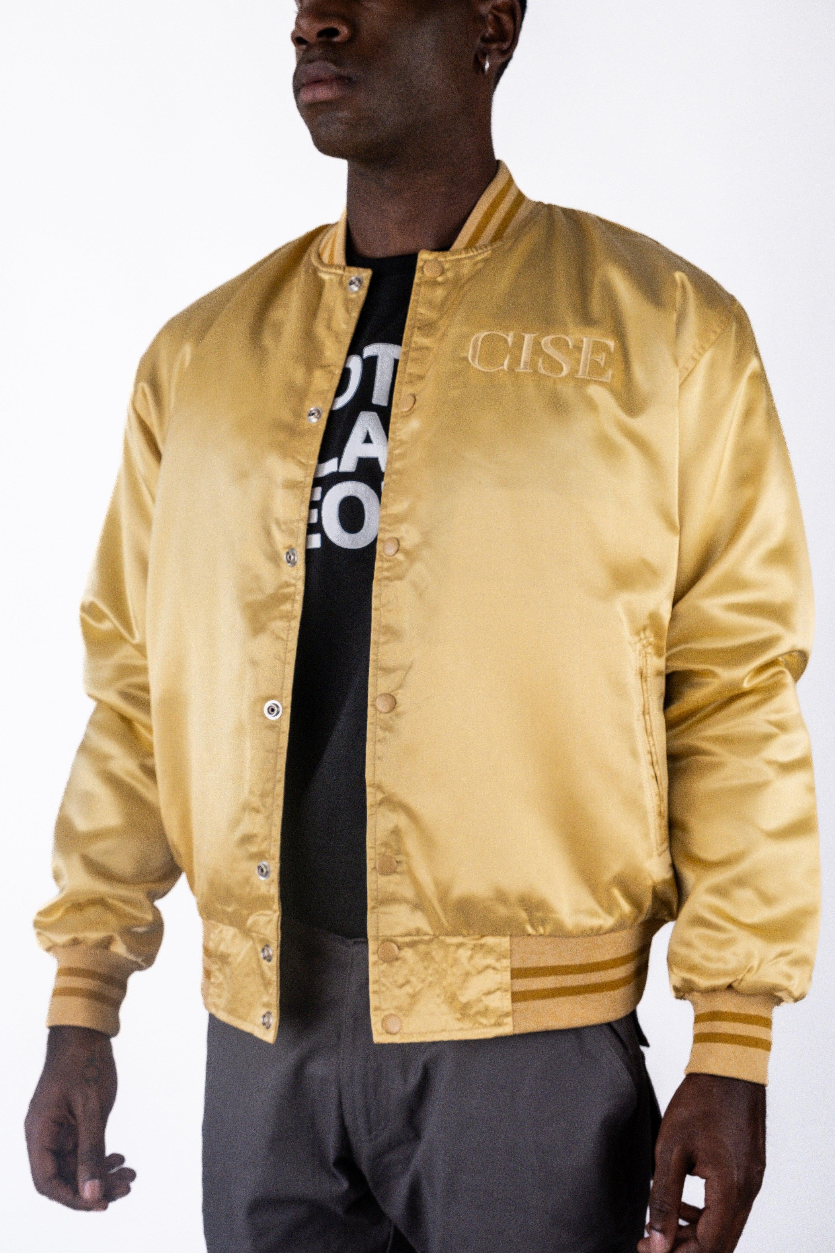 PBW Varsity Jersey Jacket Gold CISE