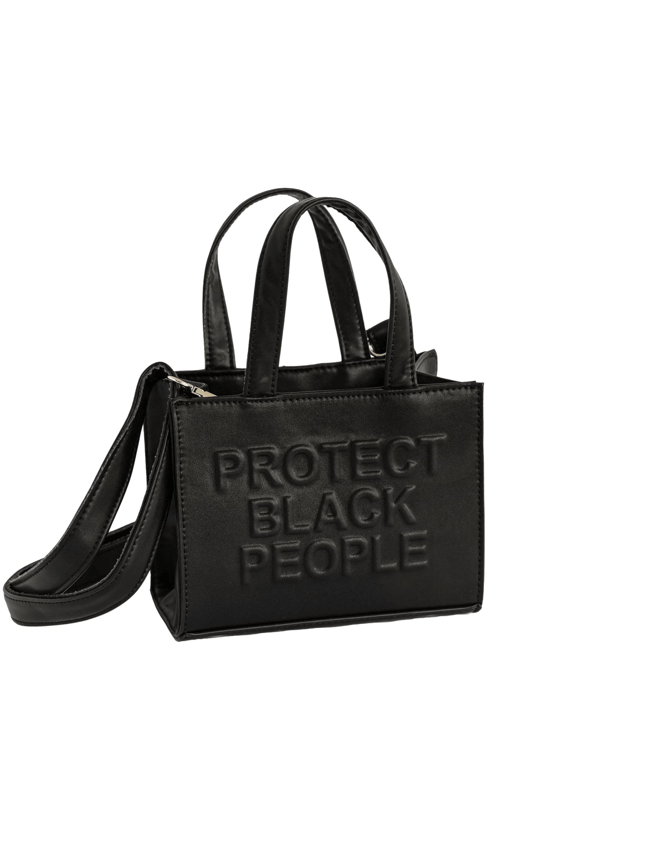 Protect Black People Bag | PBP Leather Bag | CISE