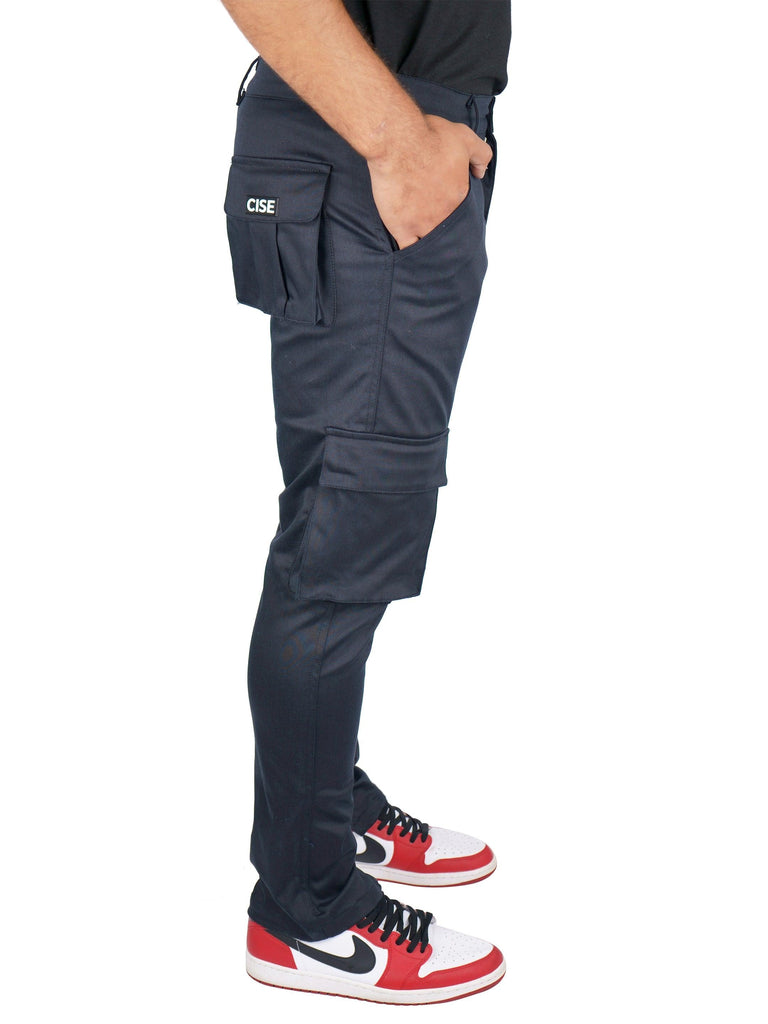 Strategy Cargo Black Pant - Side view