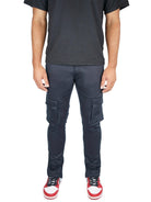 Strategy Cargo Black Pant - Front