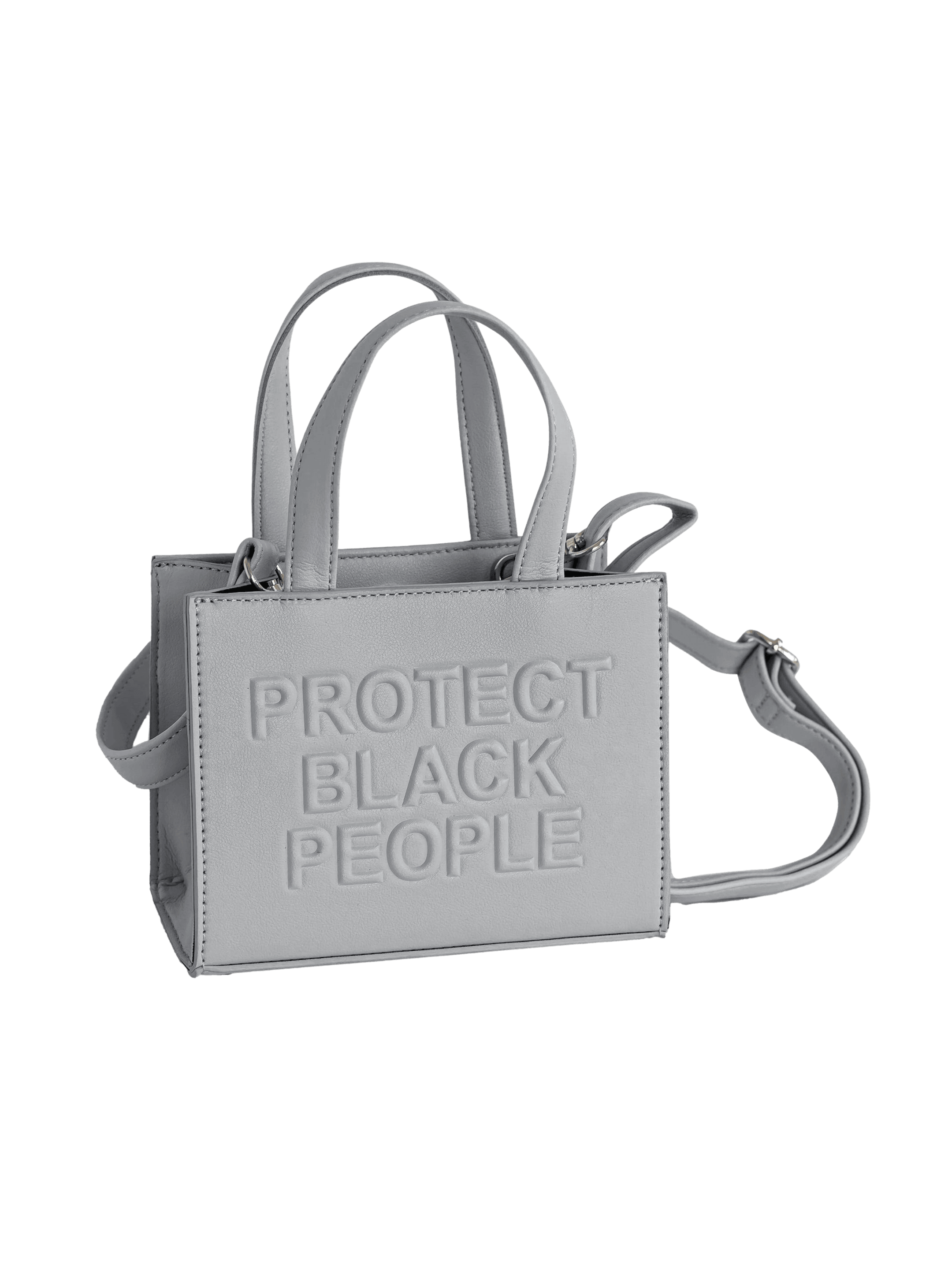 PBP - VEGAN LEATHER MINI BAG (SMOKE)