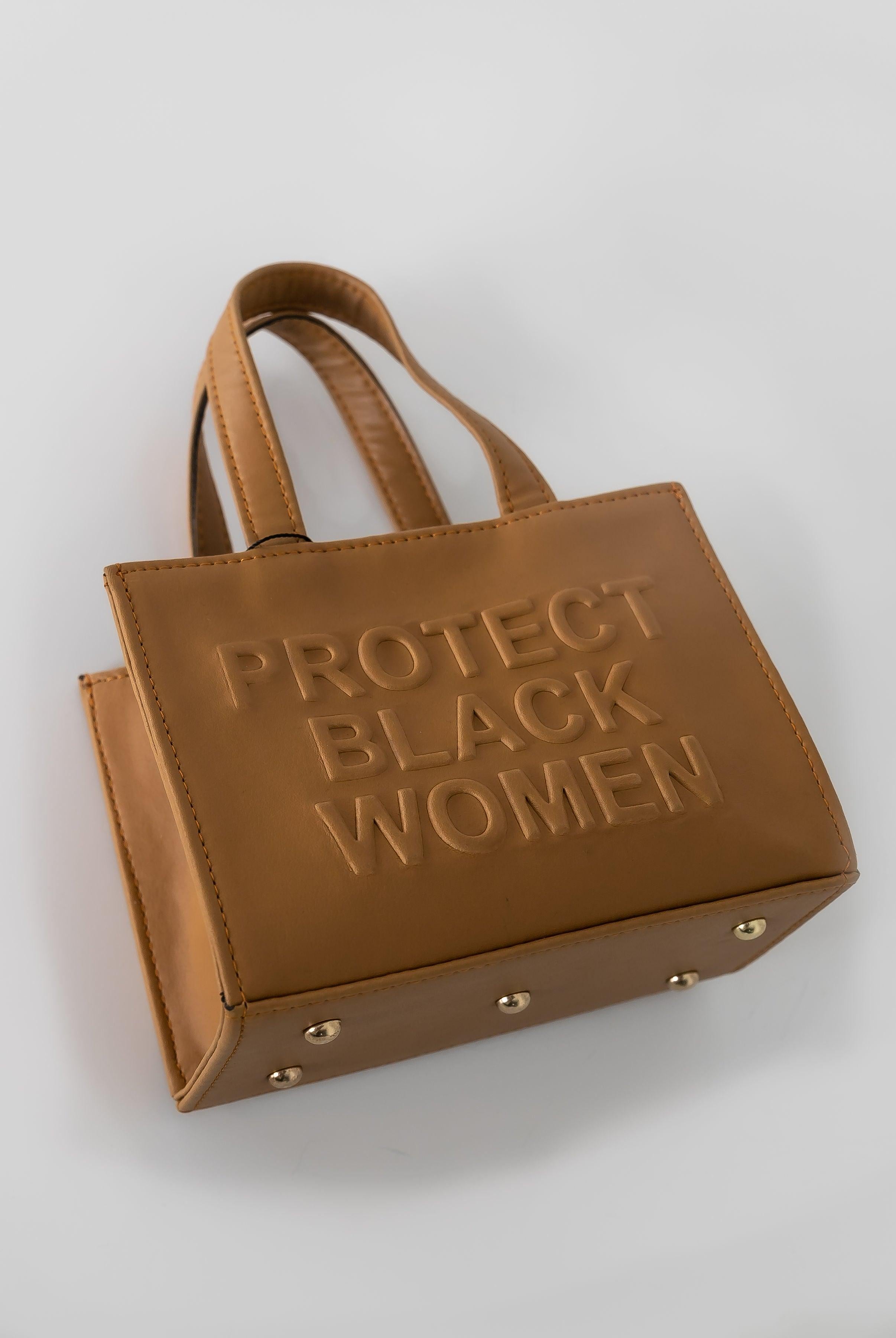 Protect Black People Caramel Mini Bag