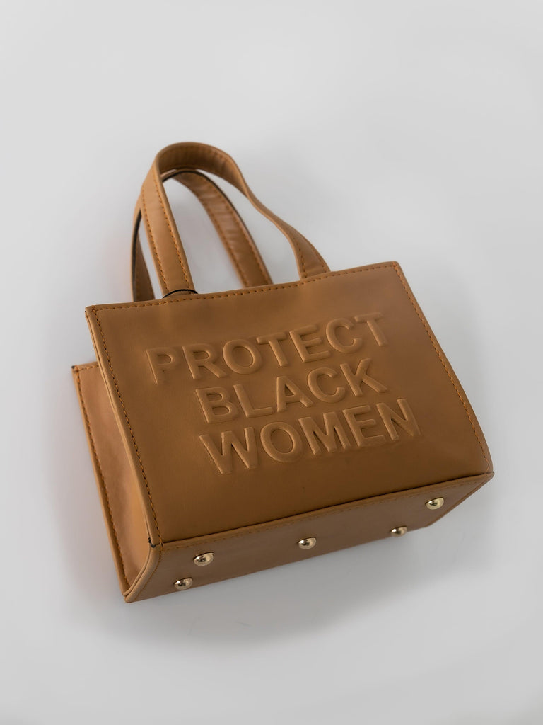 Protect Black People Caramel Mini Bag
