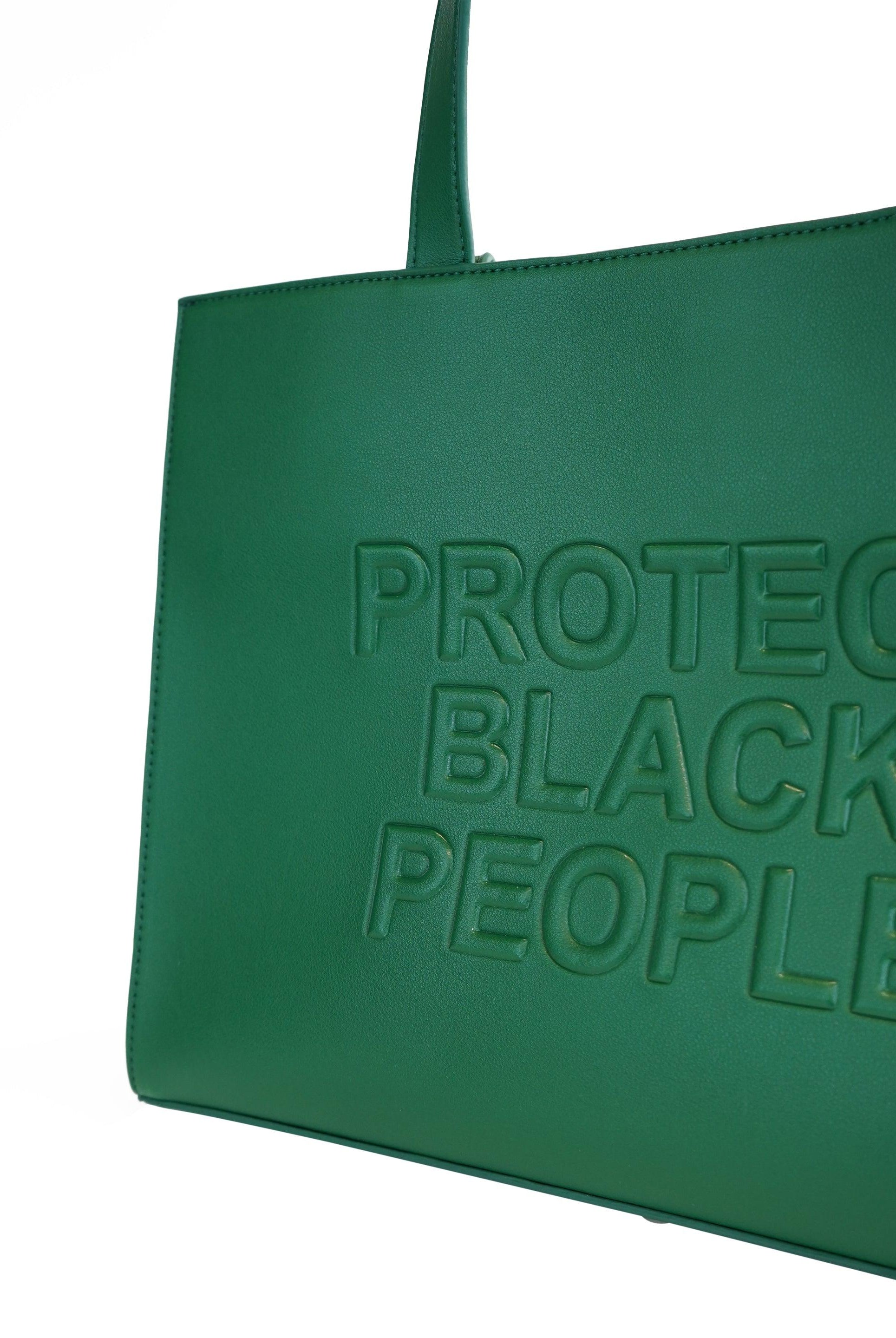 PBP Green Leather Handbag 
