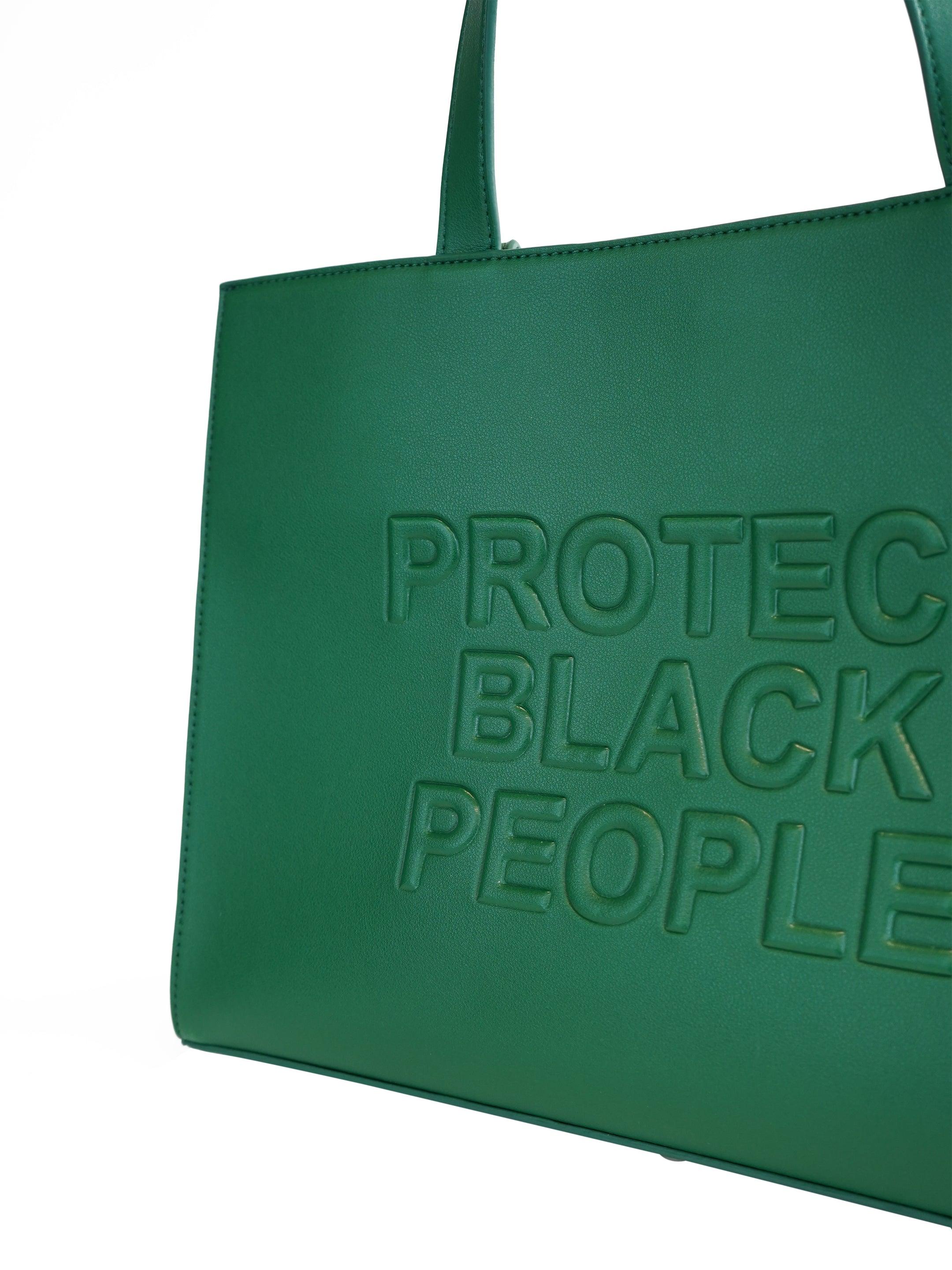 PBP Green Leather Handbag 