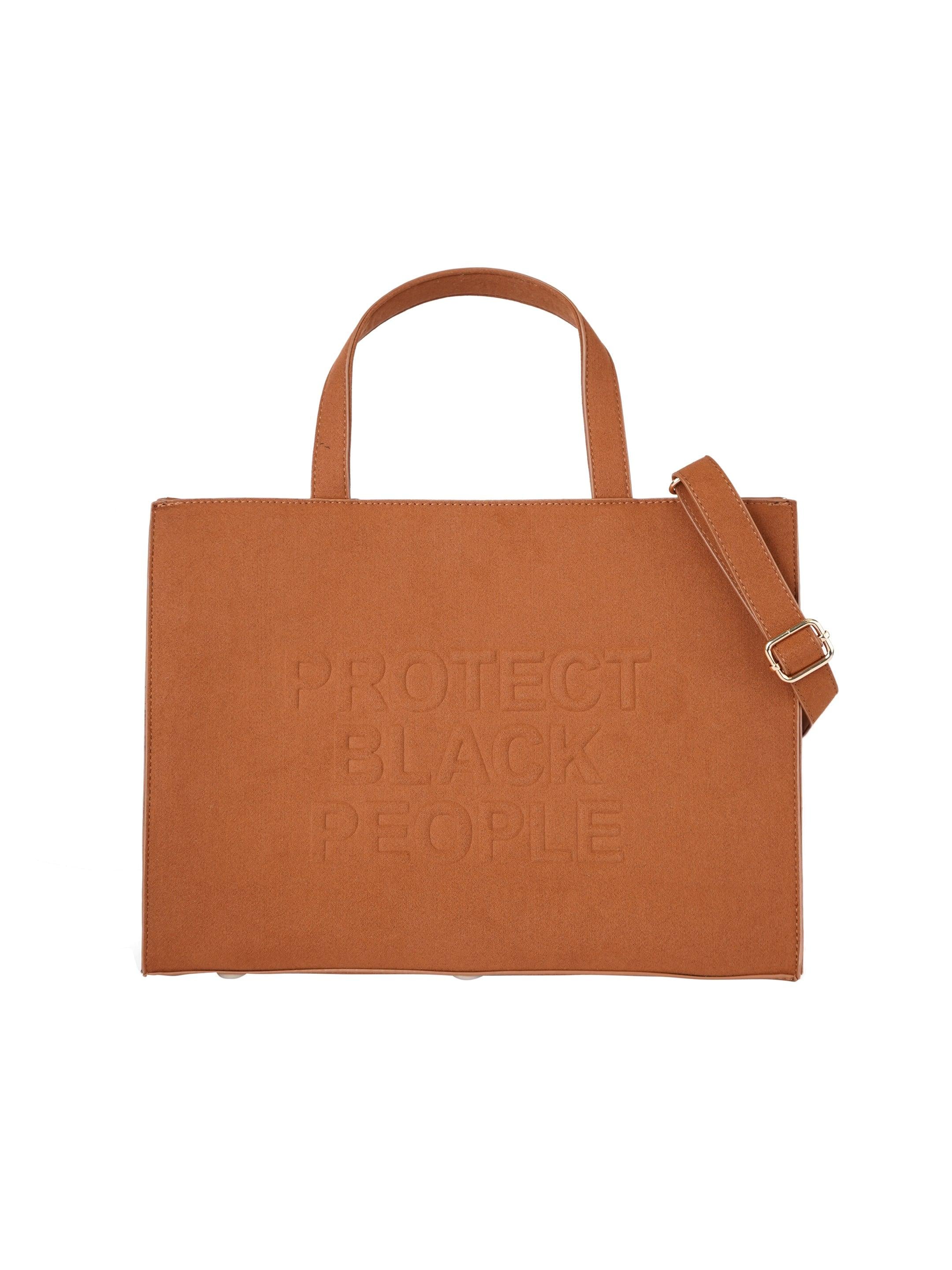 PBP - SUEDE BAG (COGNAC)