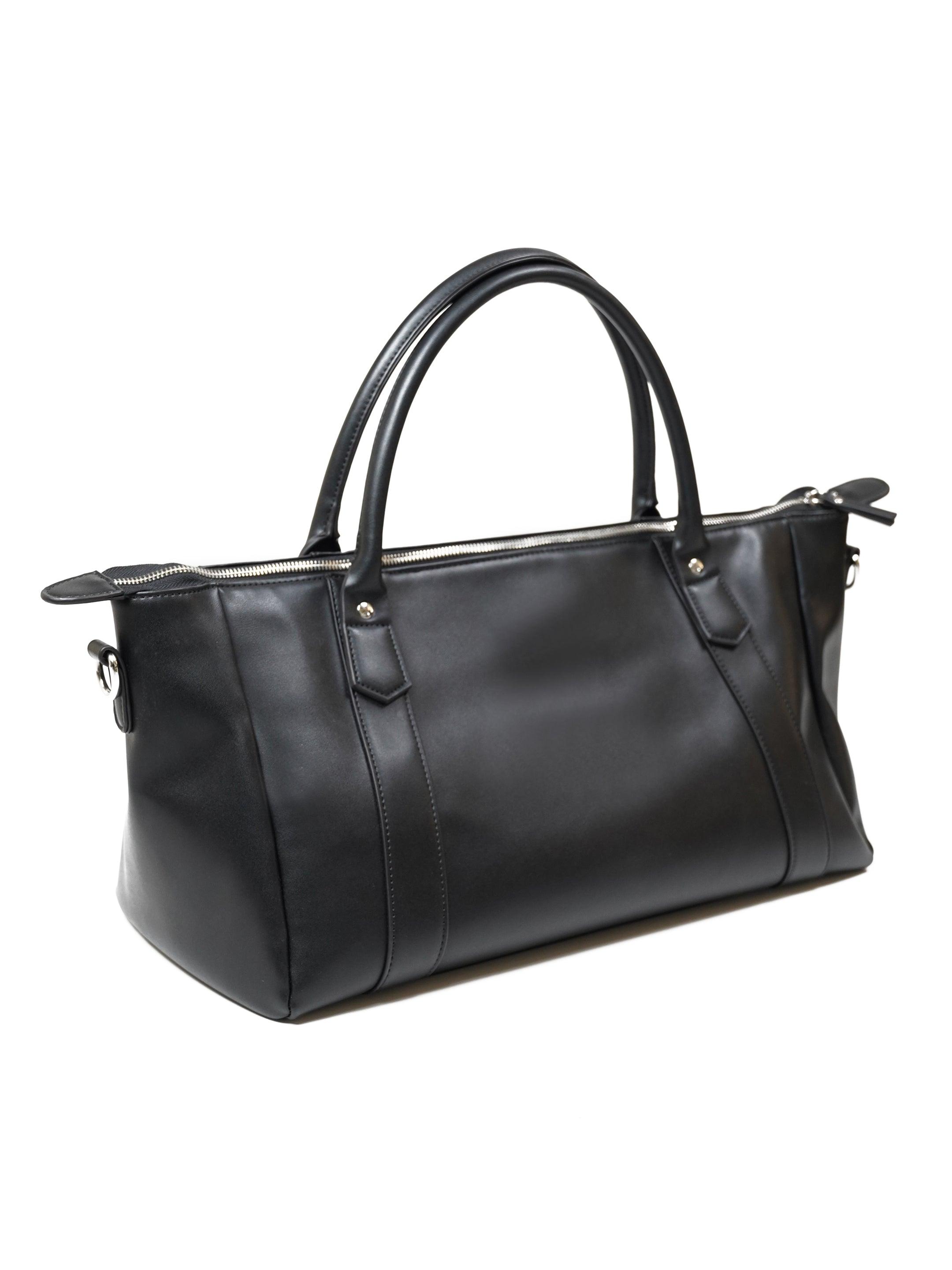 PBP - Vegan Leather Duffle Bag (Black) | CISE