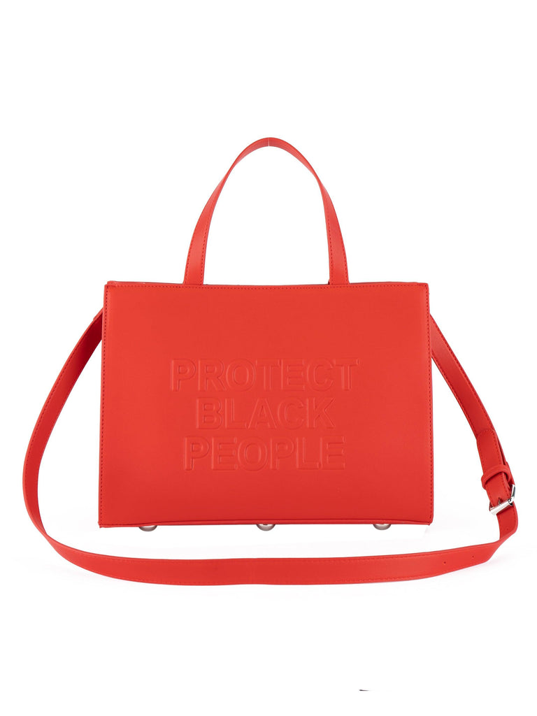 RED LEATHER BAG