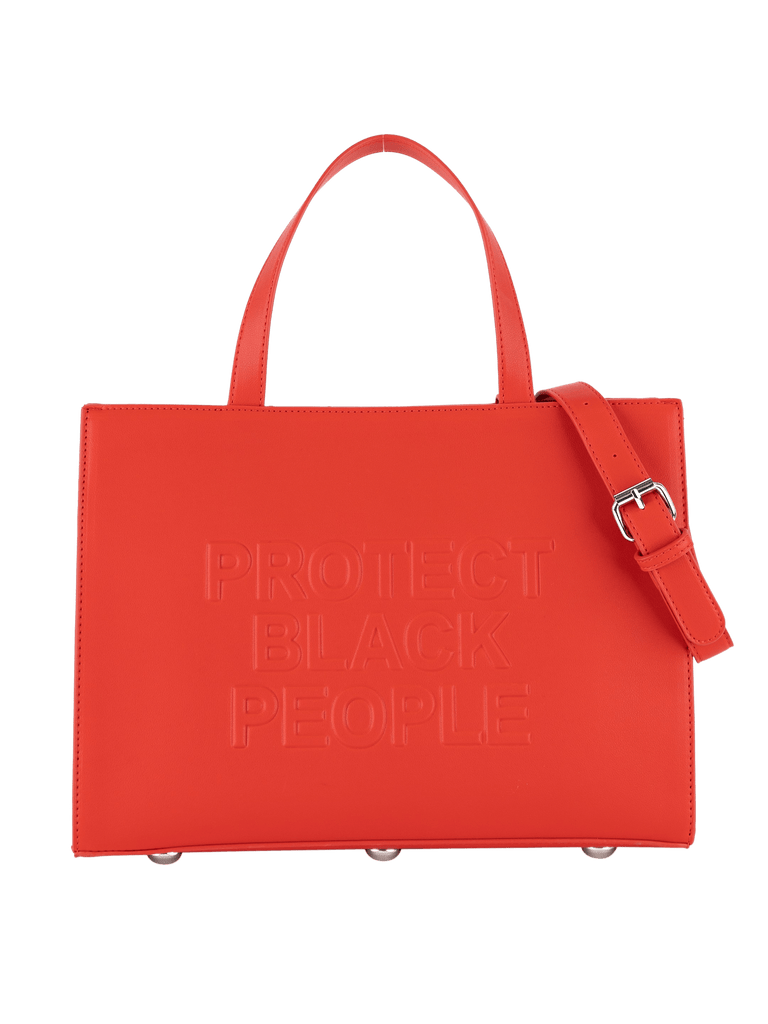 PBP - VEGAN LEATHER BAG (RED)