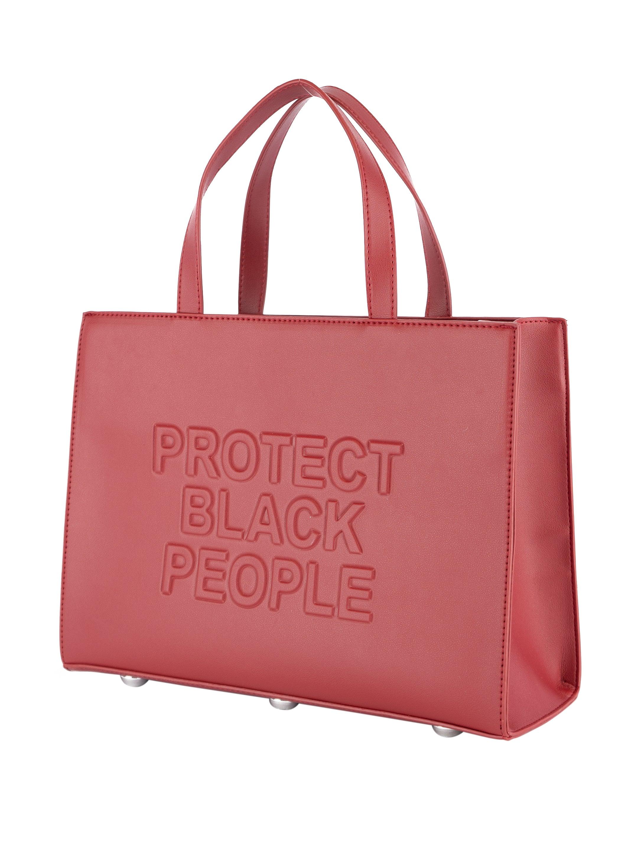 Protect Black People Bag | PBP Leather Bag | CISE