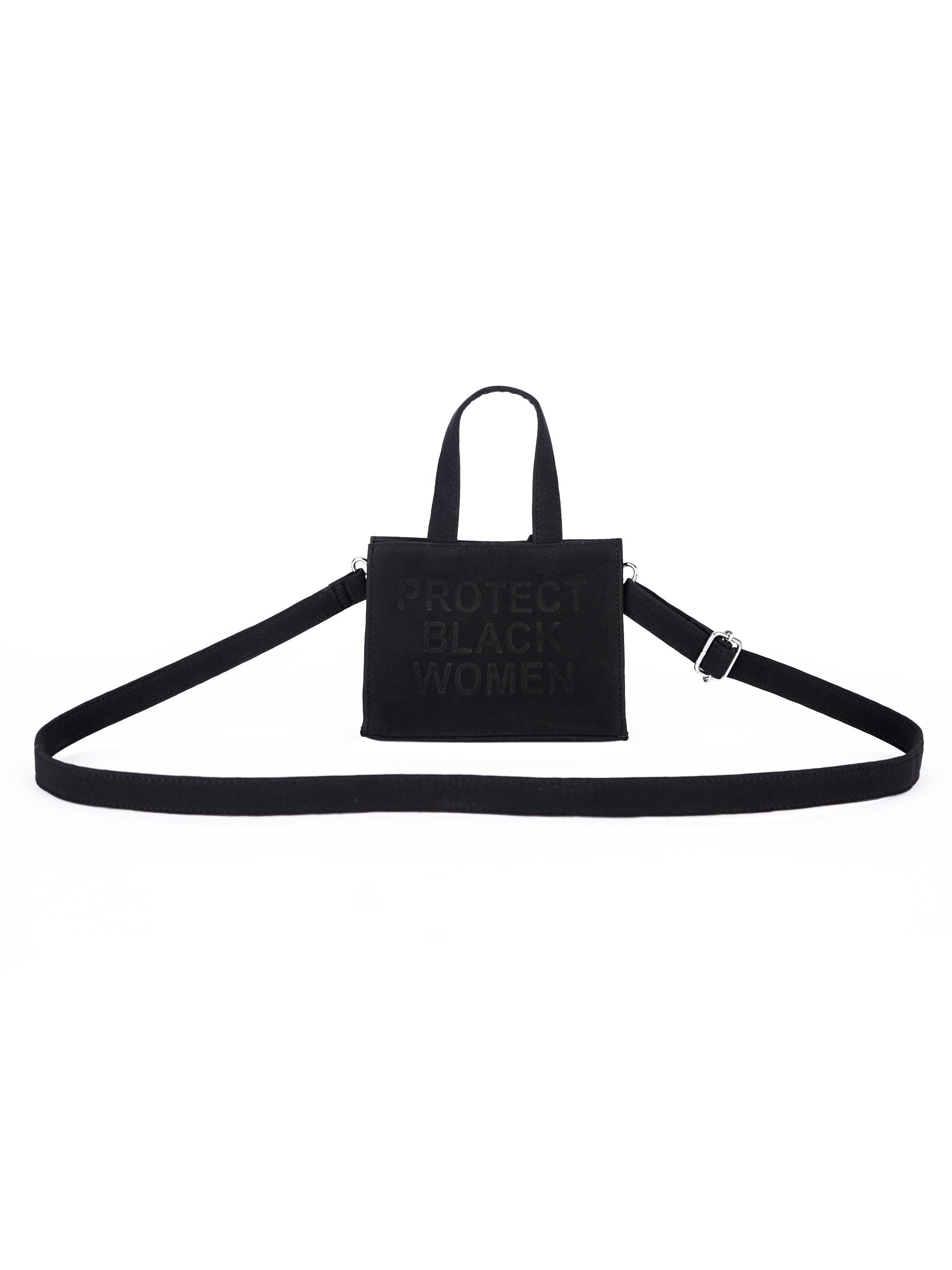 PBW - Vegan Suede Black Mini Bag 