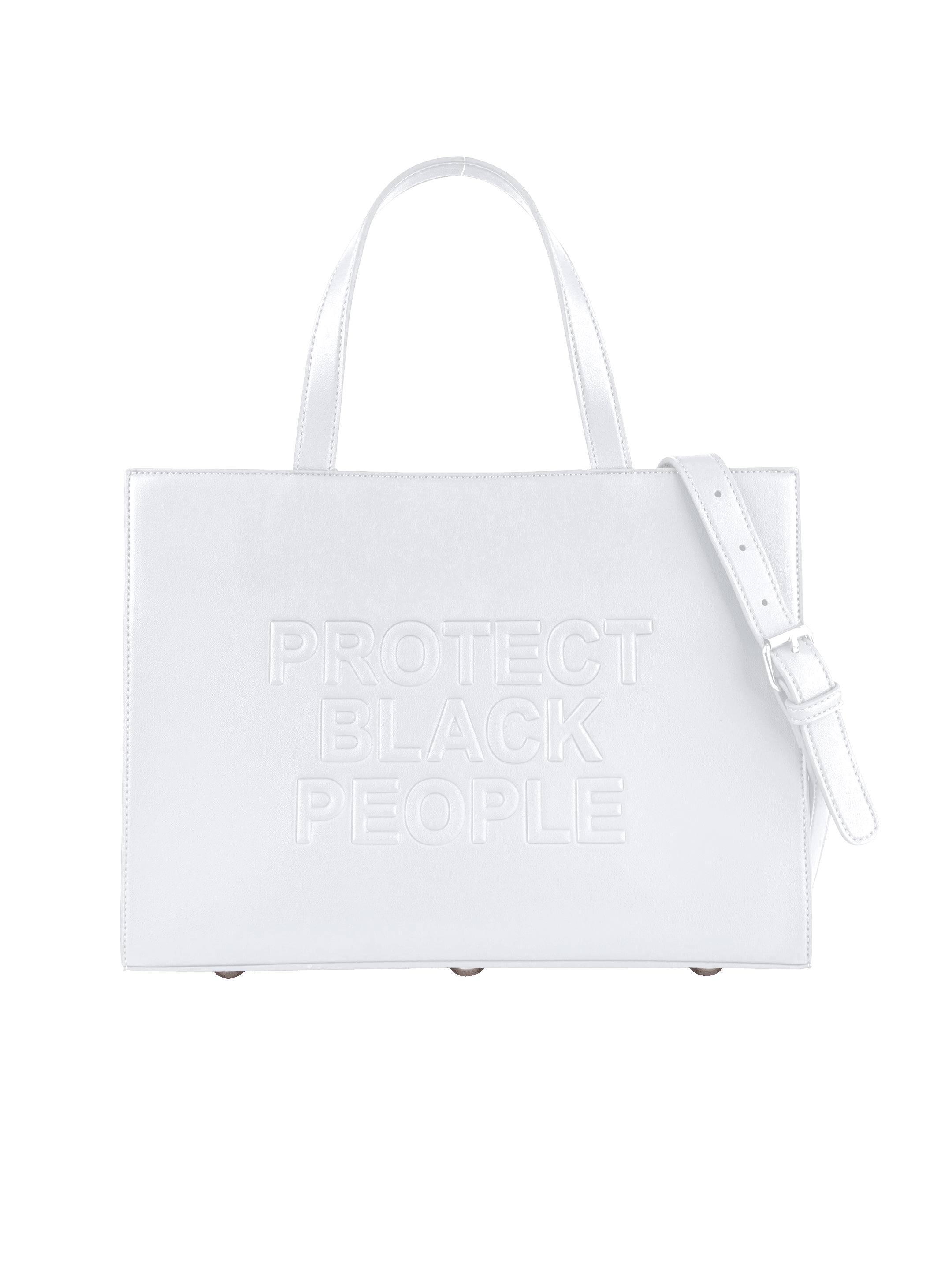 PBP - Vegan Leather White Bag 